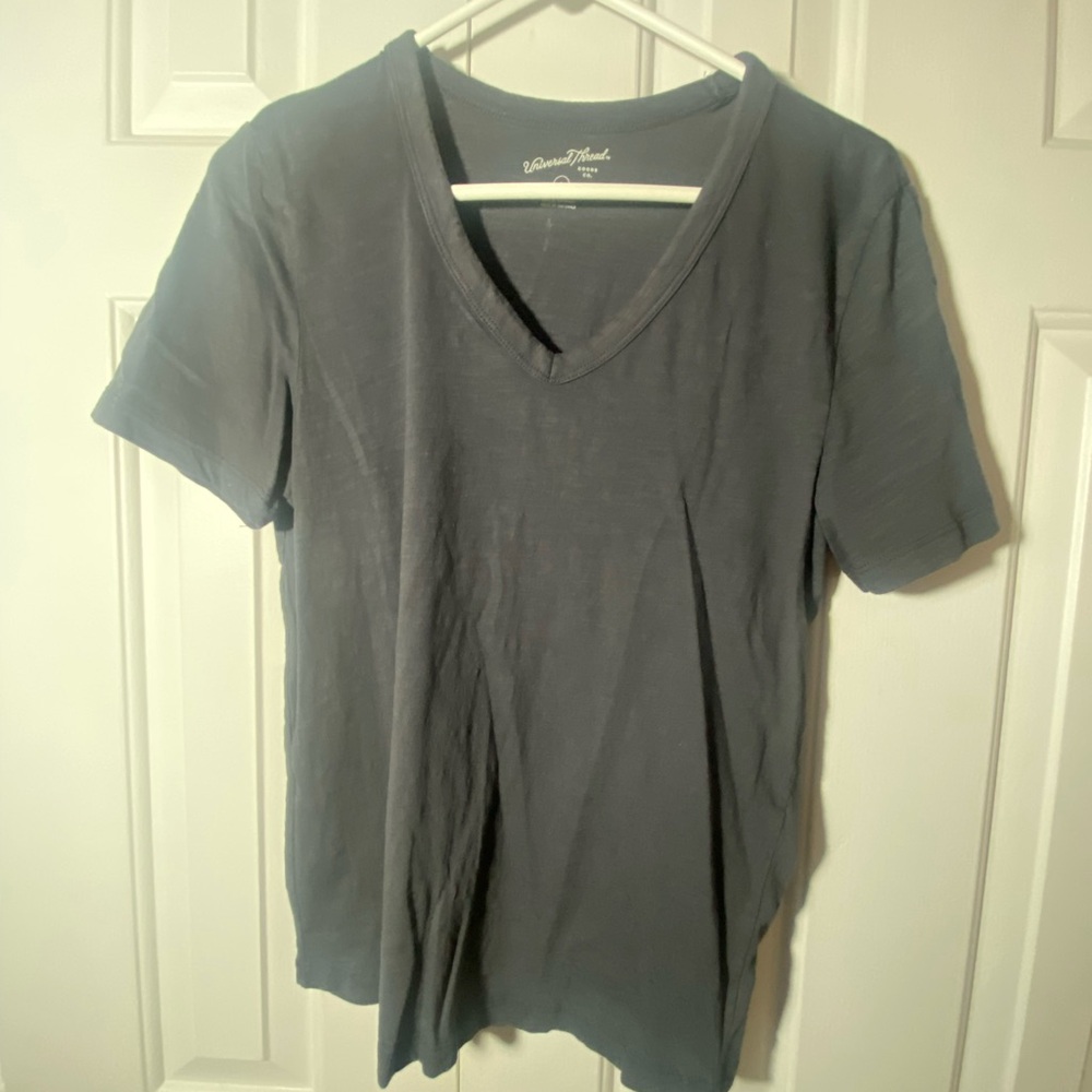 Universal Thread Charcoal V-Neck Tee